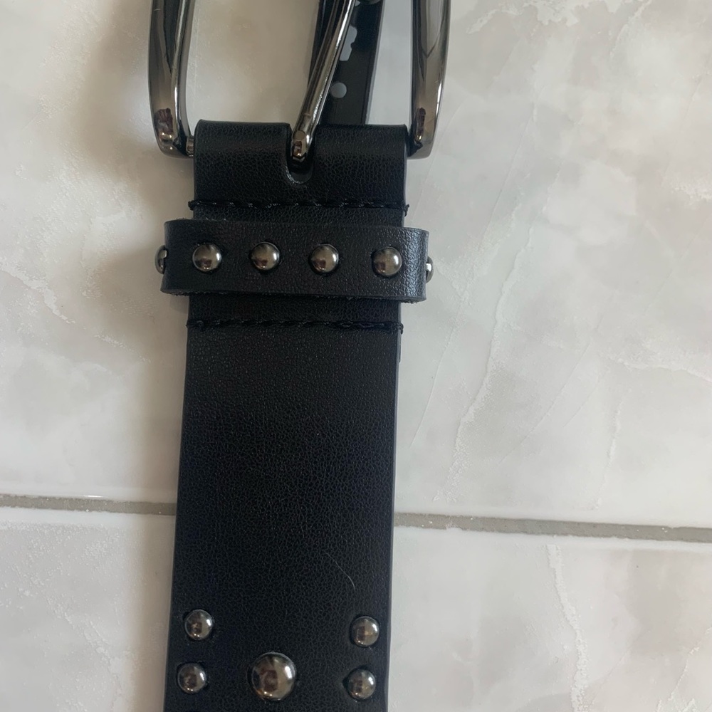 Belt Express Black studded belt